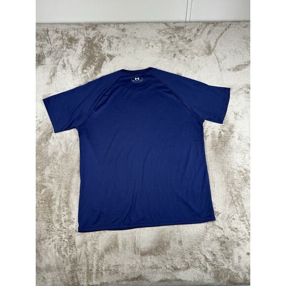 Under Armour HeatGear Mens Size LARGE Shirt Gym Running Training Loose - Picture 4 of 7